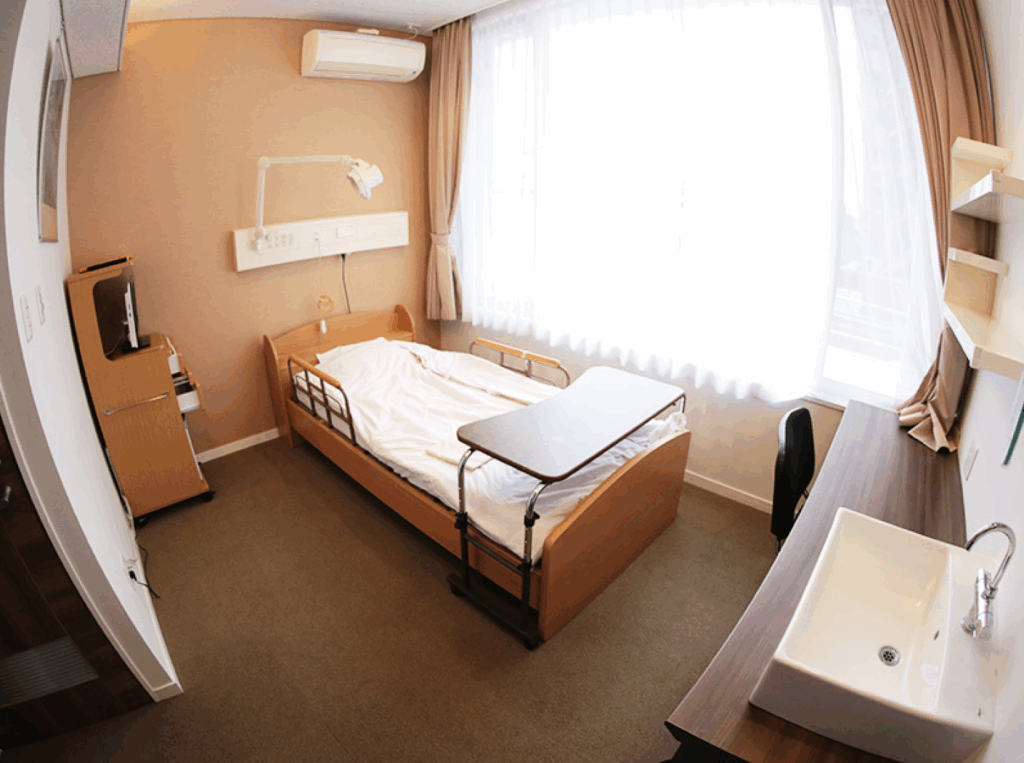 美川眼科の入院部屋