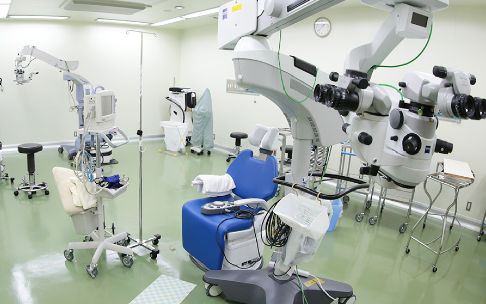 美川眼科の手術室
