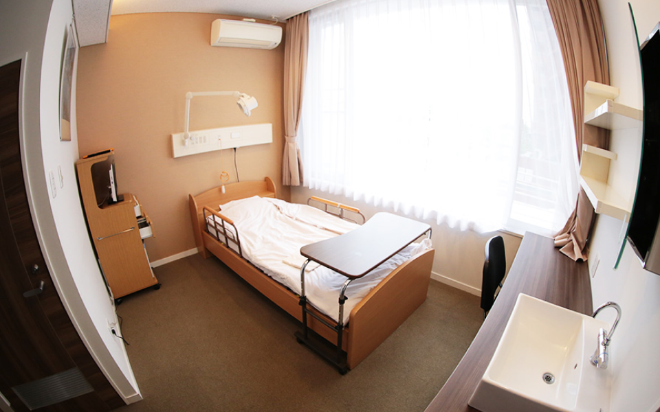 美川眼科の病室